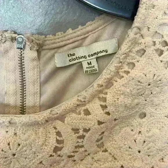 The clothing company Cream Lace Dress - Picture 4 of 4